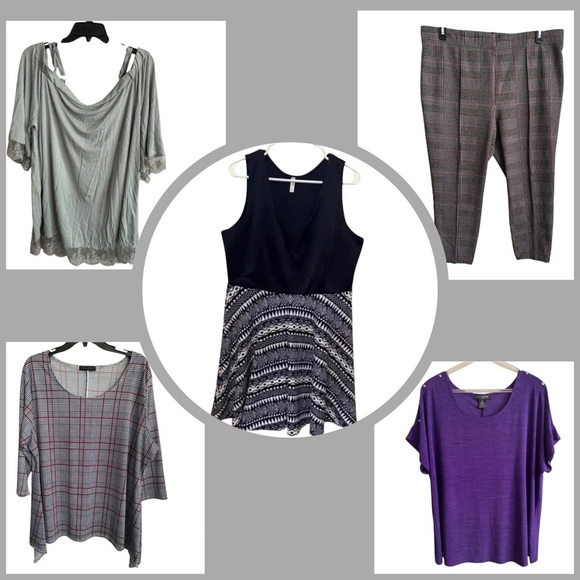 🔥5 PC Bundle Deal Plus Size 3X🔥 - Picture 1 of 14